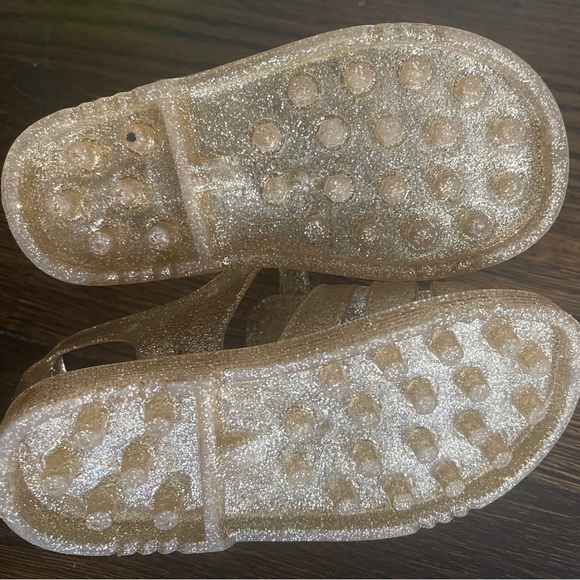 Gap toddler gold glitter sandals size 7 - Picture 2 of 3